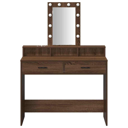 VidaXL vidaXL Dressing Table Brown 100 x 41 x 140 cm Engineered Wood 2