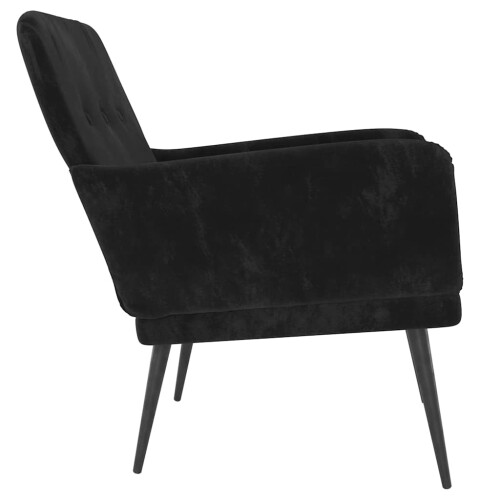 VidaXL vidaXL Armchair Black Velvet 2