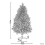 Beliani Artificial Christmas Tree FARNHAM 210 cm Pink 5