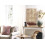 Beliani Fabric Wall Hanging SABO 75 cm Cotton Beige 3
