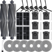 Paquete de 26 para Accesorios de X40 Ultra/L40 Ultra Gen 2/para Mova P10 Pro Ultra Gen 2, Papel de Filtro de Goma H13, Mopa de Microfibra