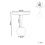Beliani Side Table EUCLA Metal White 3