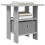 VidaXL vidaXL Bedside Table Concrete Grey 41 x 40 x 45 cm Engineered Wood 2