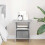 VidaXL vidaXL Bedside Table Concrete Grey 41 x 40 x 45 cm Engineered Wood 3