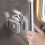 Clip de Moppe Mural Robuste, Support de Moppe avec Vis, Porte-Balai Étanche pour Salle de Bain B 3