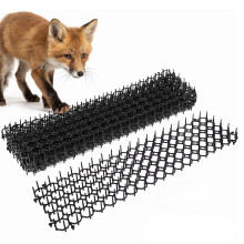 GEEZY 6 Pcs Prickle Strip Deterrent Anti Cat Scat Mat with Spikes Animal Repellent