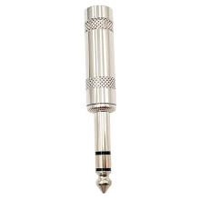 5 Stück Vergoldeter 6,35 mm Mono-Klinkenstecker Audioanschluss Löt-Kabel DIY Audio-Adapter 6,3 mm Stecker für Gitarre B