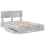 VidaXL vidaXL Storage Bed Concrete Grey 150 x 200 cm Engineered Wood 4
