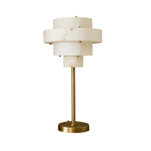 Signature SARA alabaster-effect table lamp
