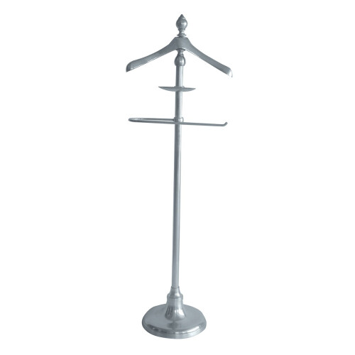 Signature Silver-plated brass valet stand