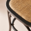 Signature Solid wood and cane counter stool, 50 cm wide - BISTROT 10