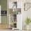 Homcom HOMCOM Kitchen Storage Cabinet with Doors and Open Storage Shelf, White 1