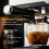 Homcom HOMCOM Espresso Machine, 20-Bar, Semi Automatic, Black 4
