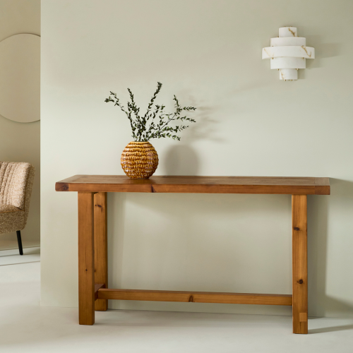 Signature (Pine, Modern/Contemporary) MAZOT solid pine console 2