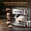 Homcom HOMCOM Espresso Machine, 20-Bar, Semi Automatic, Black 5