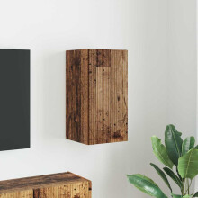 vidaXL TV Wall Cabinet Old Wood 30 x 31 x 60 cm Engineered Wood