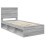 VidaXL vidaXL Bed Frame Grey Sonoma 90 x 190 cm Solid Pine Wood 2