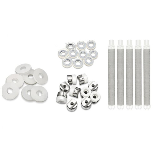 35Pcs Airless Paint Sprayer Gaskets Seal Tip Gaskets Nylon Flat Spacers Silicone Gaskets Replace 246453 for