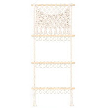 Organizador Diademas Soporte para el Cabello Almacenamiento Diademas con 30 Clips Estante Almacenamiento Diademas con Perlas Decoración para la