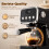 Homcom HOMCOM Espresso Machine with 20-Bar Pressure, Black 4