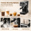 Homcom HOMCOM Espresso Machine with 20-Bar Pressure, Black 5