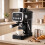 Homcom HOMCOM Espresso Machine with 20-Bar Pressure, Black 2