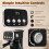 Homcom HOMCOM Espresso Machine with 20-Bar Pressure, Black 6