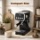 Homcom HOMCOM Espresso Machine with 20-Bar Pressure, Black 7