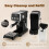 Homcom HOMCOM Espresso Machine with 20-Bar Pressure, Black 8