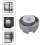 Ice Maker Water Tank Cap Valve Assembly for Opal Ice Maker, Ice Maker Side Tank Replacement Parts 2