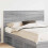 VidaXL vidaXL Headboard with Headboard Grey Sonoma 150 cm Engineered wood 1