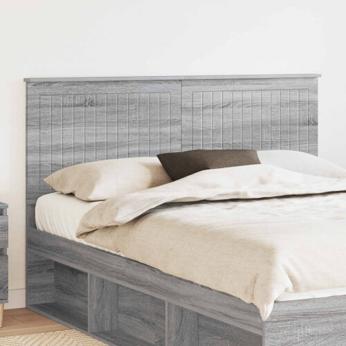 VidaXL vidaXL Headboard with Headboard Grey Sonoma 150 cm Engineered wood
