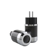 Plated AC Power Cable Female Connector Audiophile Power Plug for HiFi Amplifiers and Audio Equipment