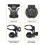 4Pcs Motorcycles Bottle Holder Water Cup Bracket Holder Accessories Foldable Turntable Motorcycle Cup Holder 5