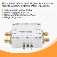 0.1-6GHz RF SP4T RF High Isolation 1/4 Microwave Electronic RF
