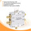 0.1-6GHz RF  SP4T RF  High Isolation 1/4 Microwave Electronic  RF 6