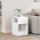 VidaXL vidaXL End Table White 30.5 x 30 x 45 cm Engineered Wood 1
