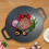 Runde Grillplatte 25cm antihaft Outdoor烤肉 4