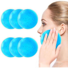 6er Wiederverwendbare Gel-Kühlpads 11cm – Medizinisches Kühlpack für Gesicht, Zähne & Fieber