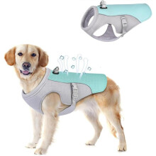 Reflekterende kjølevest for hunder (størrelse M) – Pustende hundevest med UV-beskyttelse
