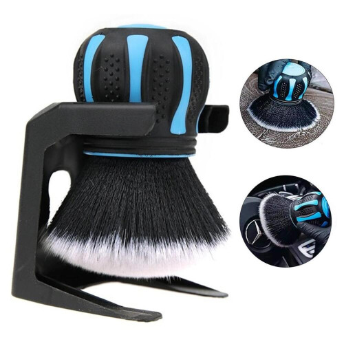 Set de curățare auto cu perie sferică moale – Perii delicate (albastru)