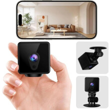 1080P WiFi mini-binnencamera met bewegingsdetector en live app