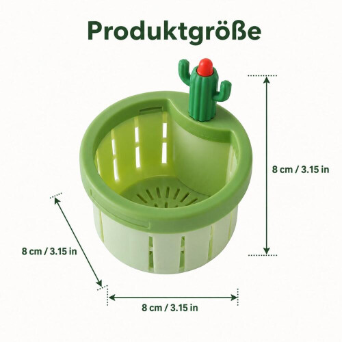 Cactus sink filter for the kitchen – drain strainer with collection basket as a kitchen helper 1