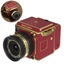 Câmera Digital Retrô Vermelha (54MP 4K) – Câmera compacta para iniciantes com foco automático