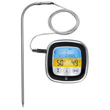 Digitales BBQ Ofenthermometer mit Sonde – LCD Touchscreen Grill- & Küchentimer