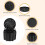 Set di 10 sottobicchieri in silicone con supporto – Sottobicchieri resistenti al calore 4