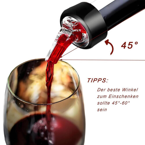 Σετ 6 τεμαχίων για μπουκάλια (2 cl) – μερίδα για οινοπνευματώδη ποτά, κρασί 2