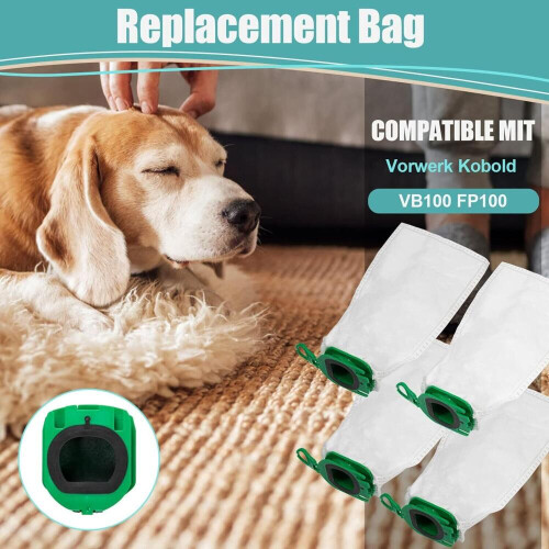 30 σακούλες ηλεκτρικής σκούπας για Vorwerk Kobold VB100 – σακούλες φίλτρου, ανταλλα 1