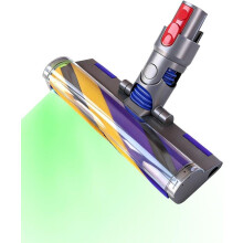 LED-Bodendüse mit Grünlicht Ersatz für Dyson V7 V8 V10 V11 V15 – Anti-Tangle Bürste
