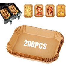 200 listov papiera na pečenie pre fritézu Ninja Dual Zone Air Fryer – papier na pečenie odolný voči oleju